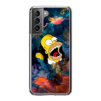 Homer Behind The Black Hole Galaxy S21 / S21 Plus / S21 FE 5G Case