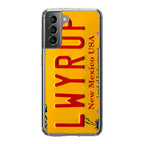 LWYRUP License Plate Galaxy S21 / S21 Plus / S21 FE 5G Case