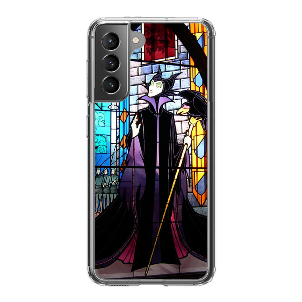 Maleficent Sleeping Beauty Glass Art Galaxy S21 / S21 Plus / S21 FE 5G Case