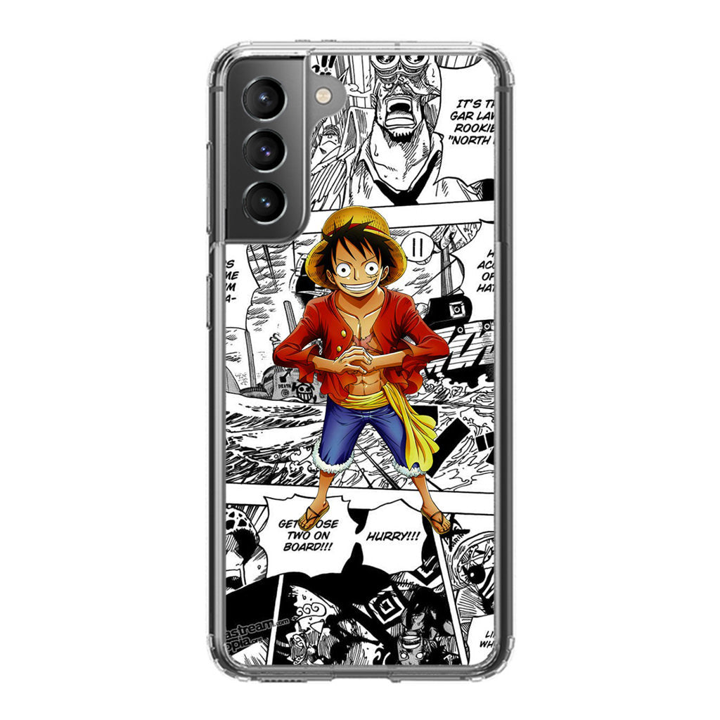 One Piece Luffy Comics Galaxy S21 / S21 Plus / S21 FE 5G Case