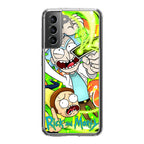 Rick And Morty Shoot Portal Gun Galaxy S21 / S21 Plus / S21 FE 5G Case