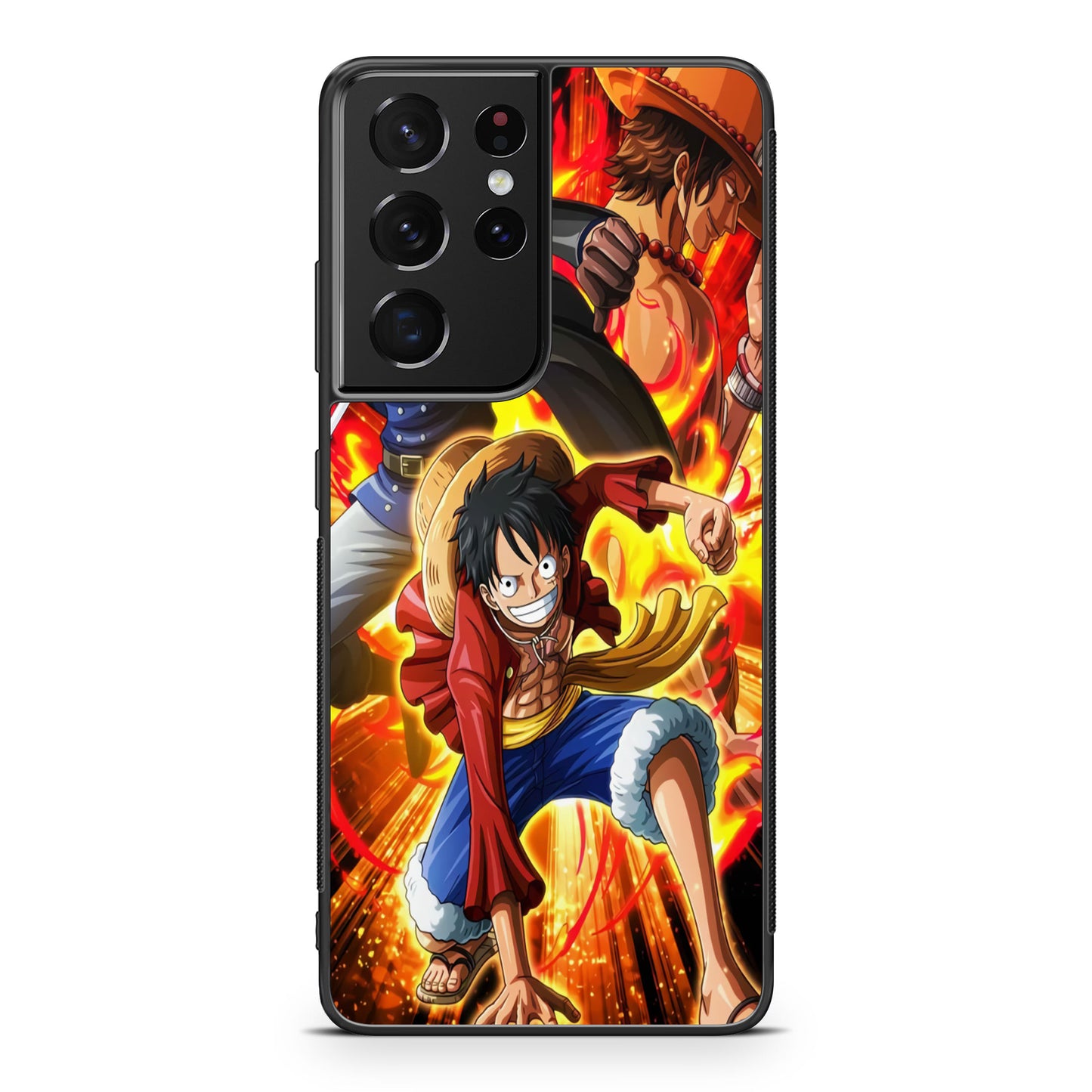 Ace Sabo Luffy Brotherhood Galaxy S21 Ultra Case