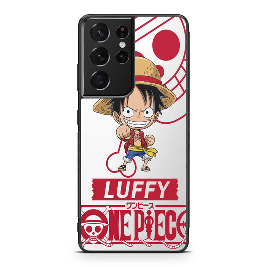 Chibi Luffy Galaxy S21 Ultra Case