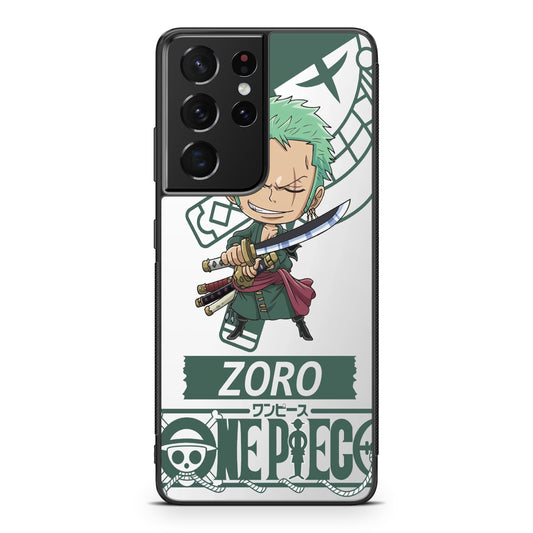 Chibi Zoro Galaxy S21 Ultra Case