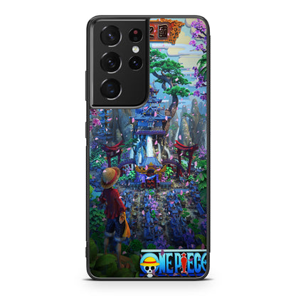 Flower Capital of Wano One Piece Galaxy S21 Ultra Case