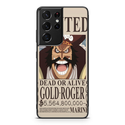 Gold Roger Bounty Galaxy S21 Ultra Case