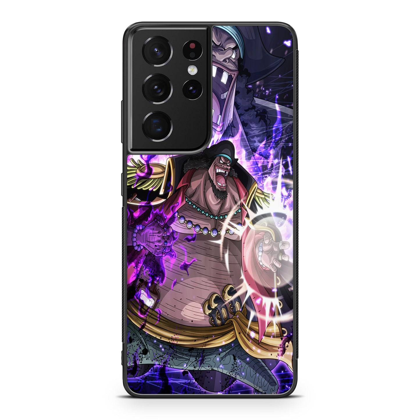Kurohige With Two Devil Fruits Power Galaxy S21 Ultra Case