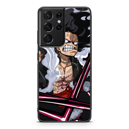 Luffy Snake Man Culverin Art Galaxy S21 Ultra Case