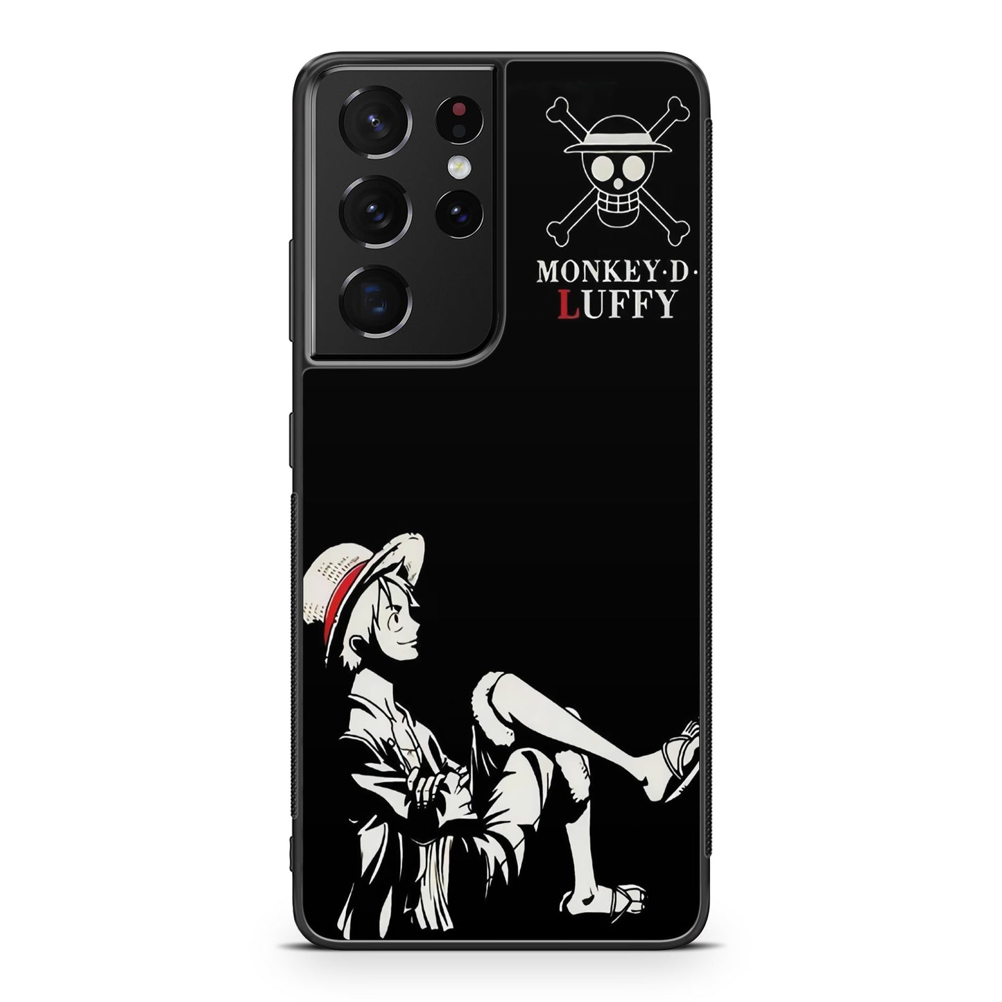Monkey D Luffy Black And White Galaxy S21 Ultra Case