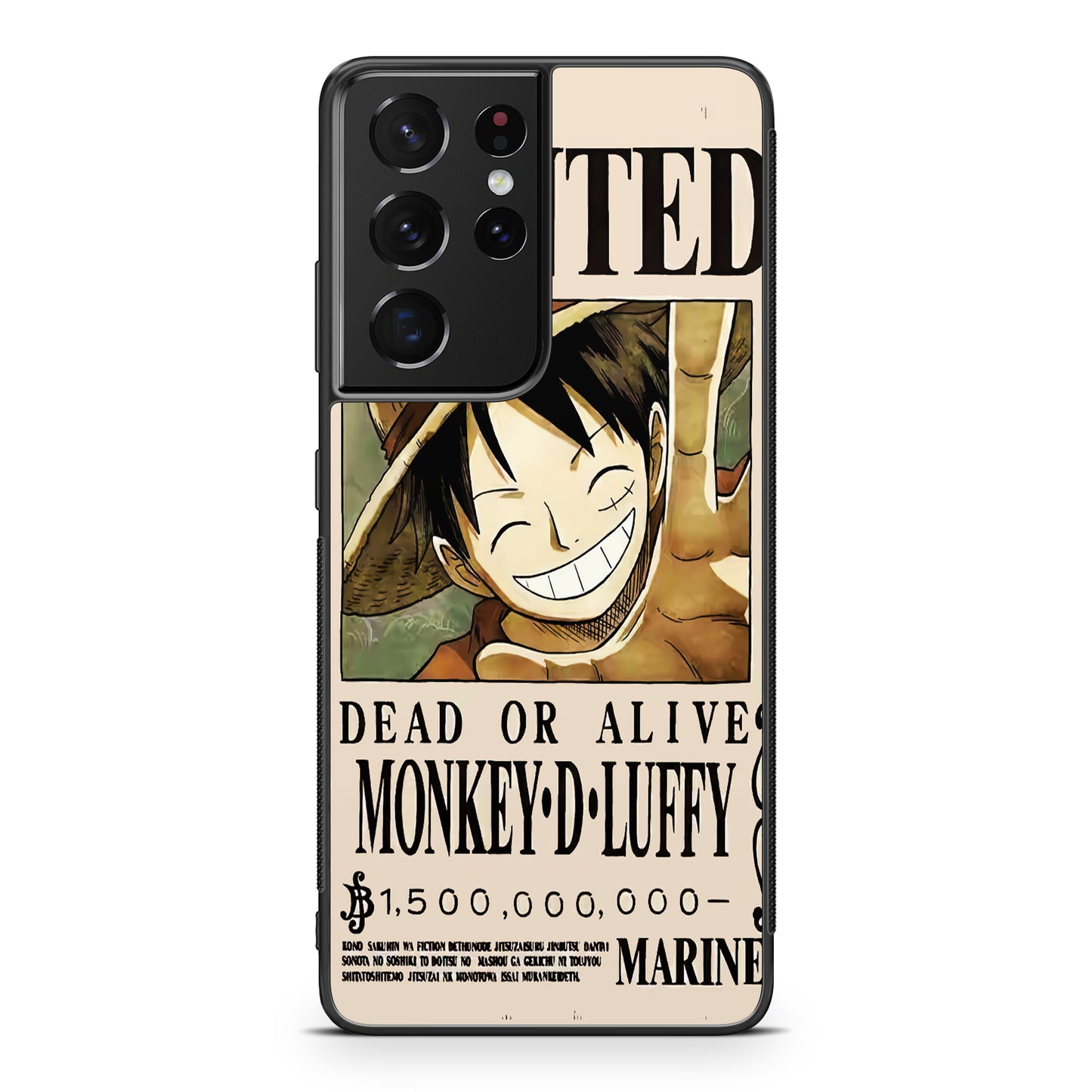 Monkey D Luffy Bounty Galaxy S21 Ultra Case