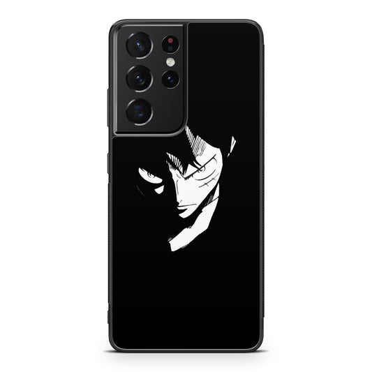 Monkey D Luffy Silhouette Galaxy S21 Ultra Case