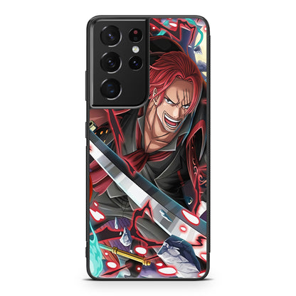 Red Hair Shanks Galaxy S21 Ultra Case
