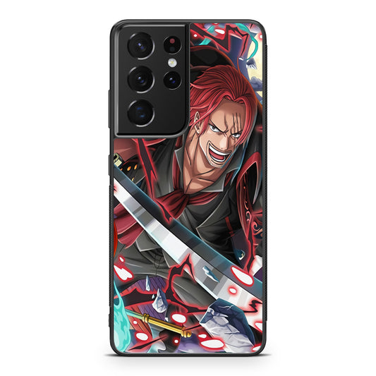 Red Hair Shanks Galaxy S21 Ultra Case