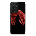 Silhouette Of Zoro In Santoryu Mode Galaxy S21 Ultra Case