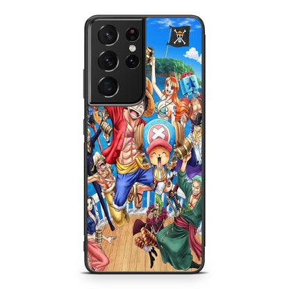Straw Hat Pirates And Allies Galaxy S21 Ultra Case