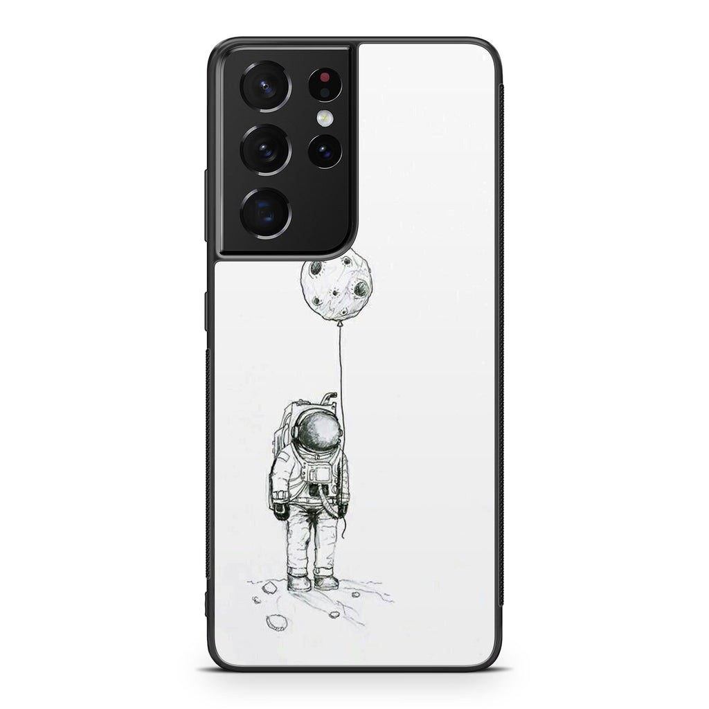 Astronaut Moon Balloon Galaxy S21 Ultra Case