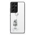 Astronaut Moon Balloon Galaxy S21 Ultra Case