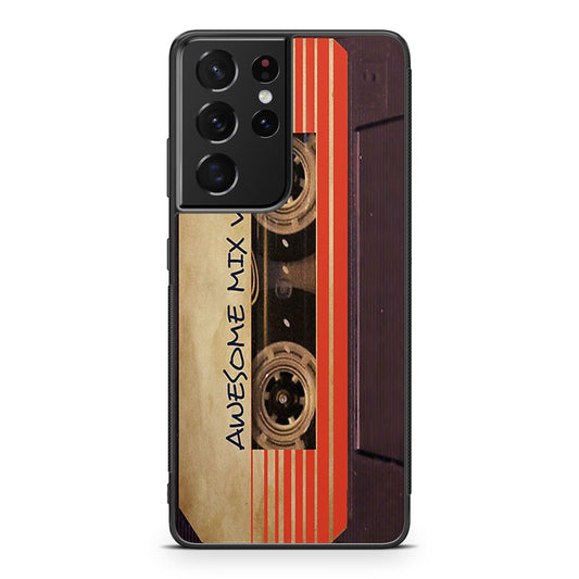 Awesome Mix Vol 1 Cassette Galaxy S21 Ultra Case