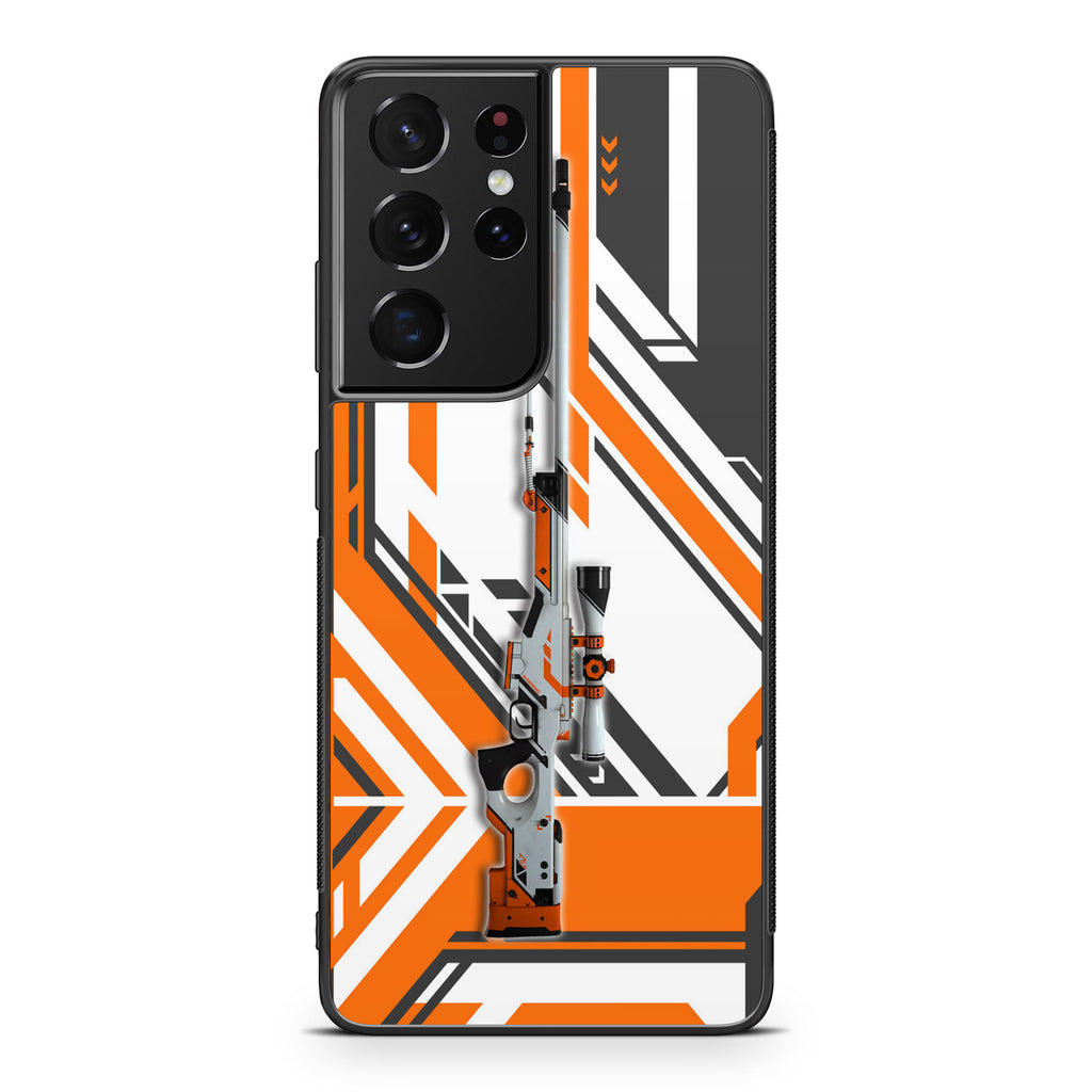 AWP Asiimov Galaxy S21 Ultra Case