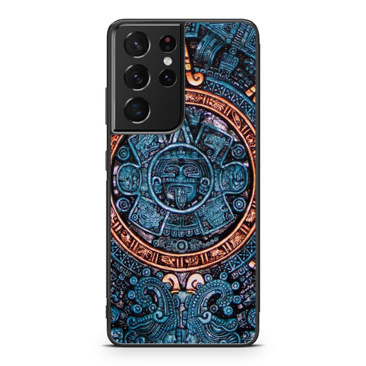 Aztec Calendar Galaxy S21 Ultra Case