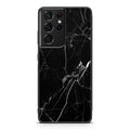 Black Marble Galaxy S21 Ultra Case