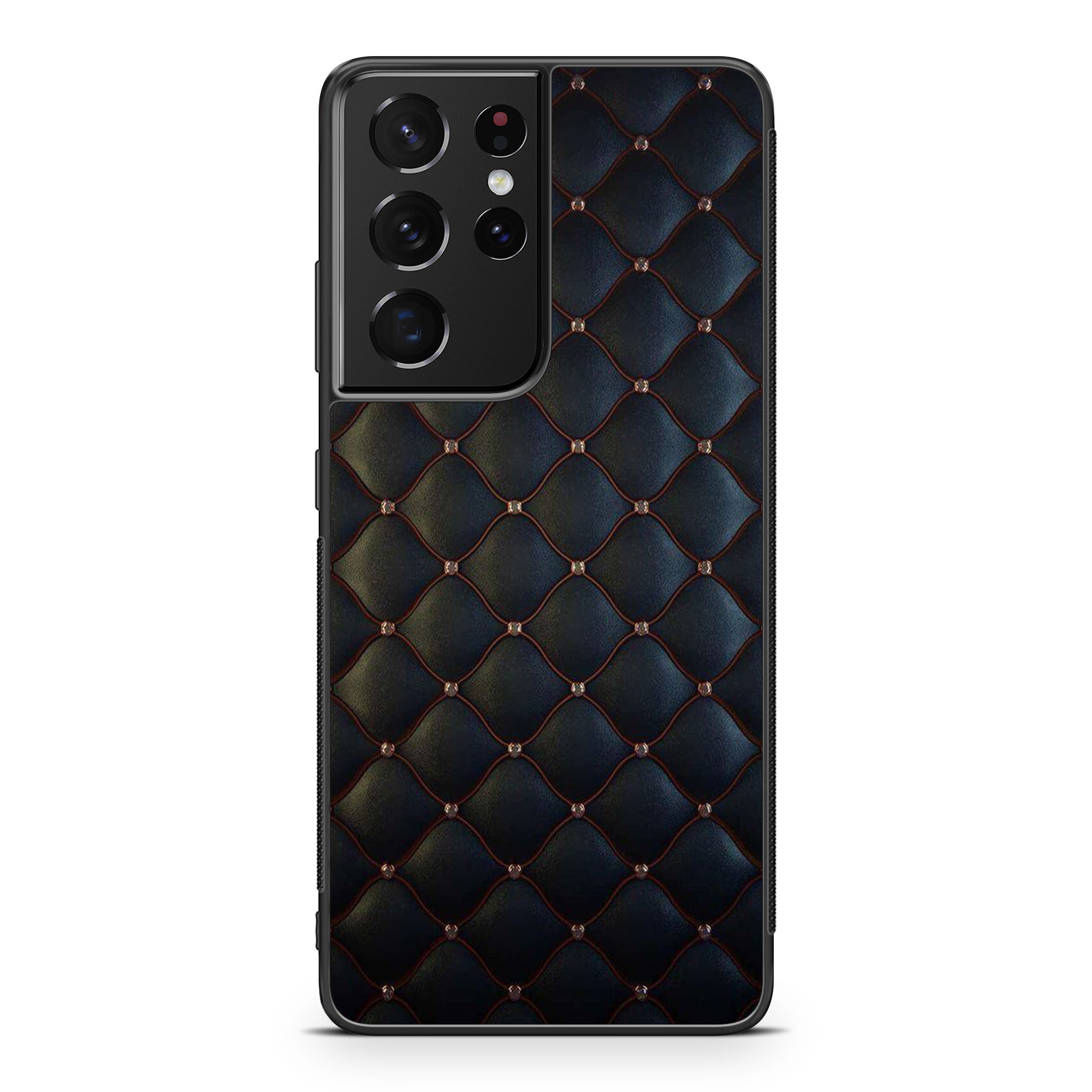 Black Royal Pattern Galaxy S21 Ultra Case