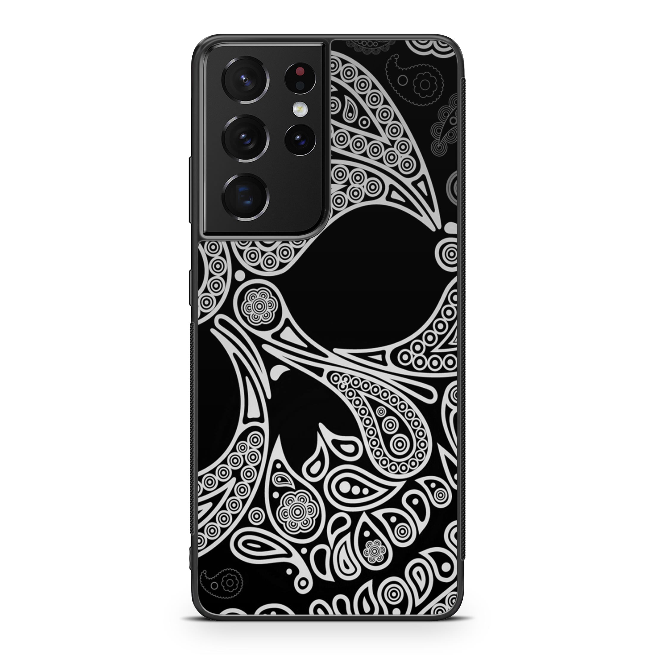 Black Skull Galaxy S21 Ultra Case