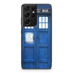 Blue Police Call Box Galaxy S21 Ultra Case