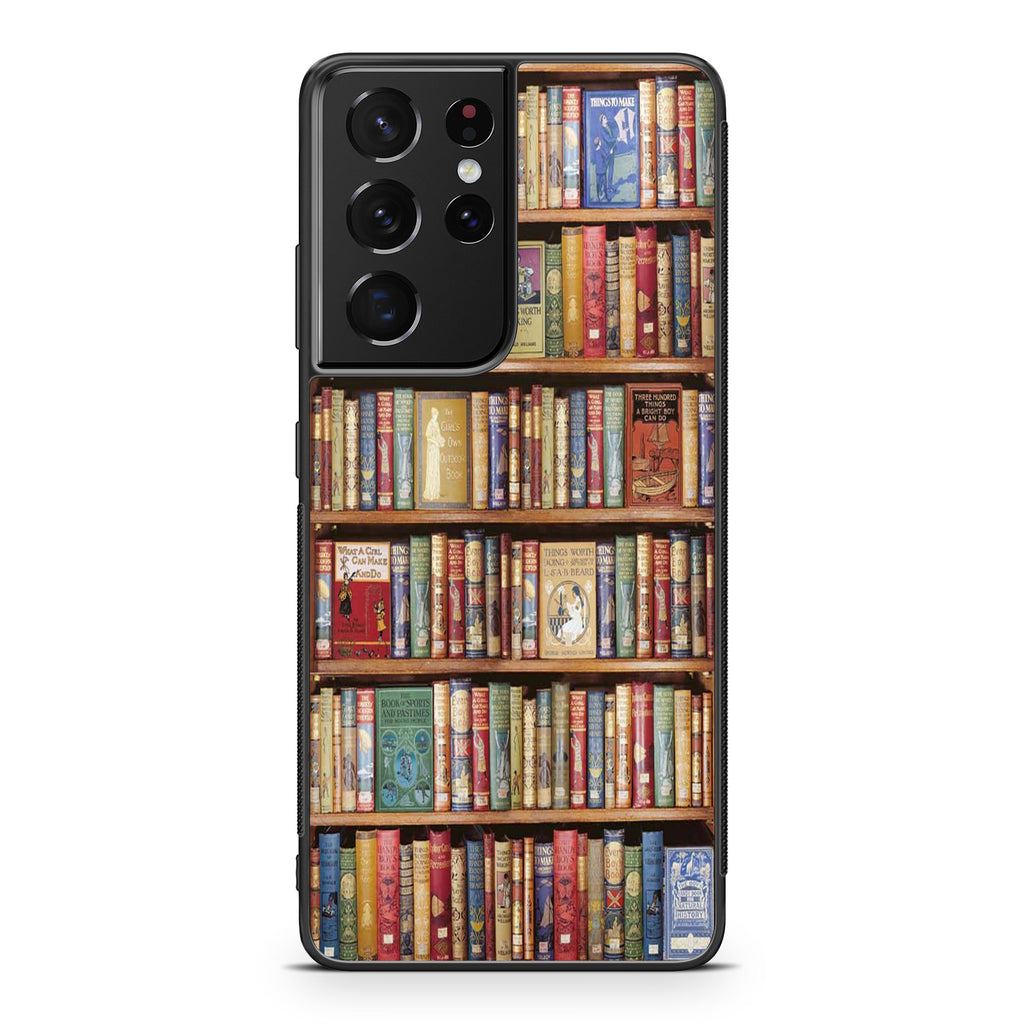 Bookshelf Library Galaxy S21 Ultra Case