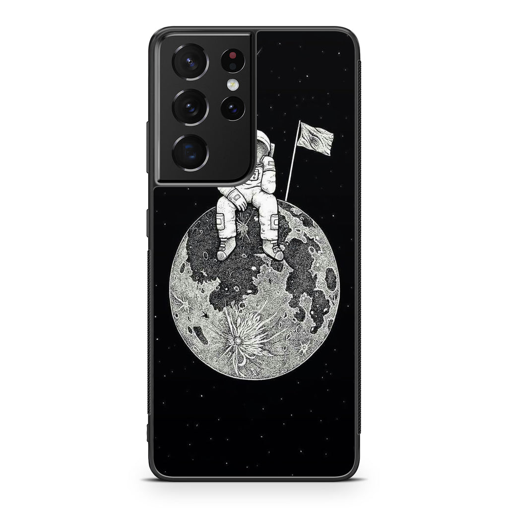 Bored Astronaut Galaxy S21 Ultra Case