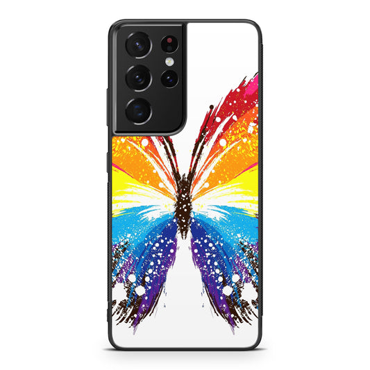 Butterfly Abstract Colorful Galaxy S21 Ultra Case