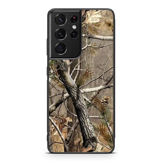 Camoflage Real Tree Galaxy S21 Ultra Case