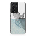 Cat Fish Kisses Galaxy S21 Ultra Case
