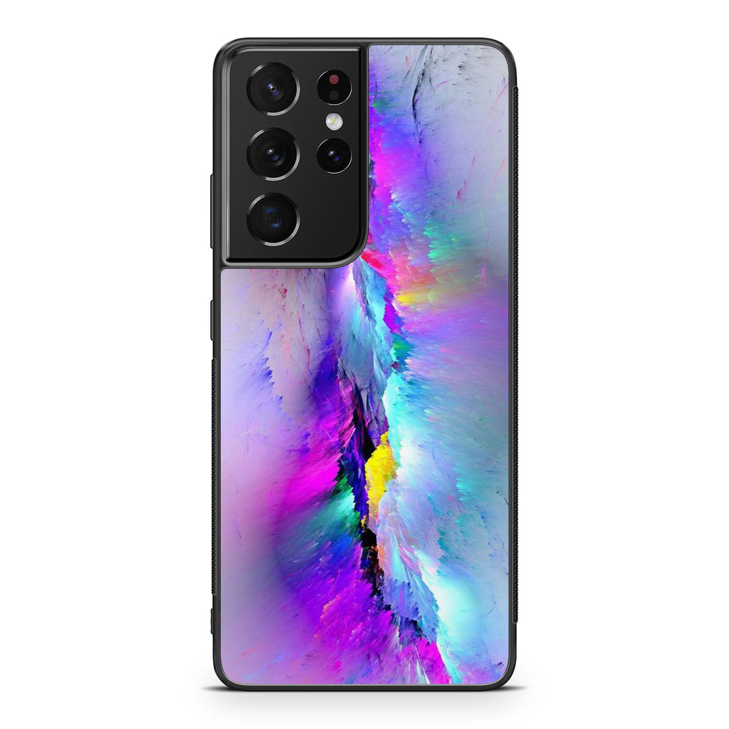 Colorful Abstract Smudges Galaxy S21 Ultra Case