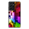 Colorful Cubes Galaxy S21 Ultra Case