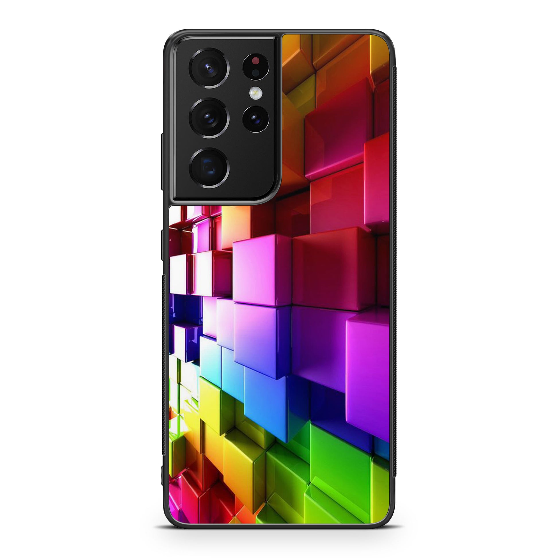 Colorful Cubes Galaxy S21 Ultra Case