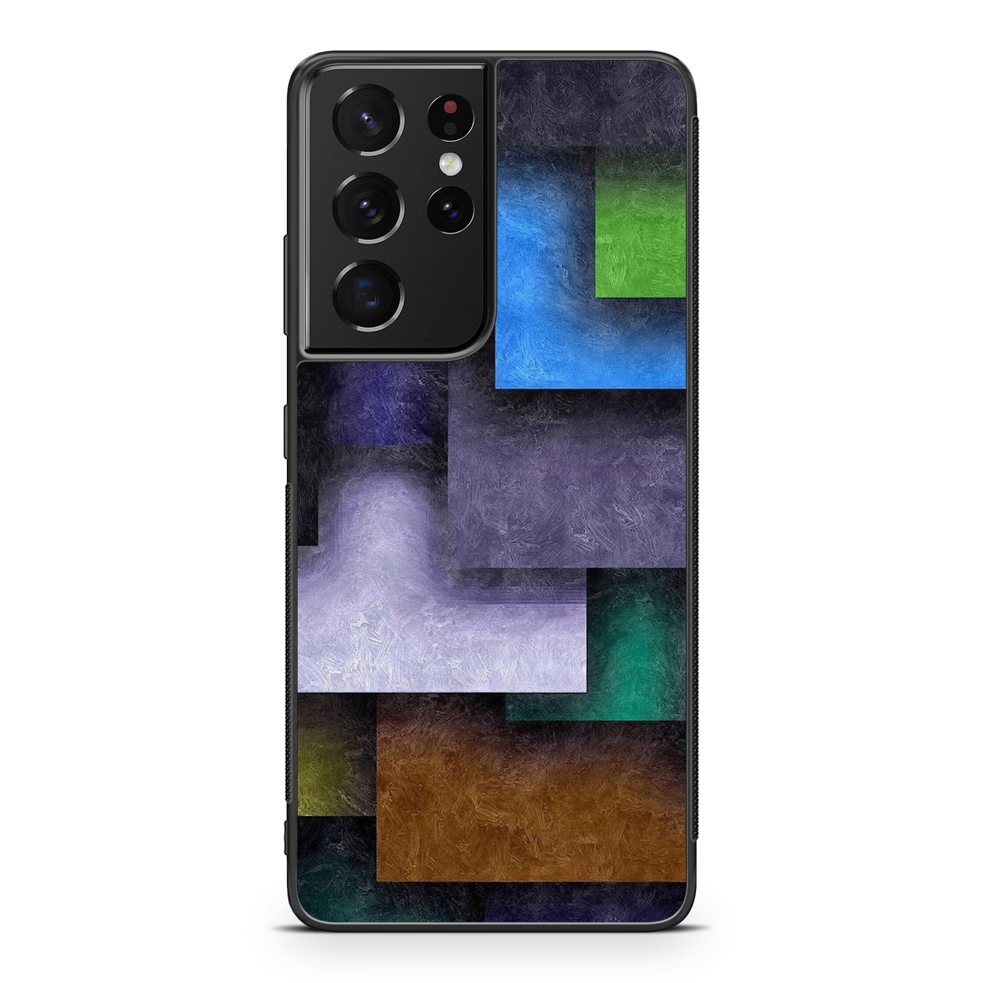 Colorful Rectangel Art Galaxy S21 Ultra Case