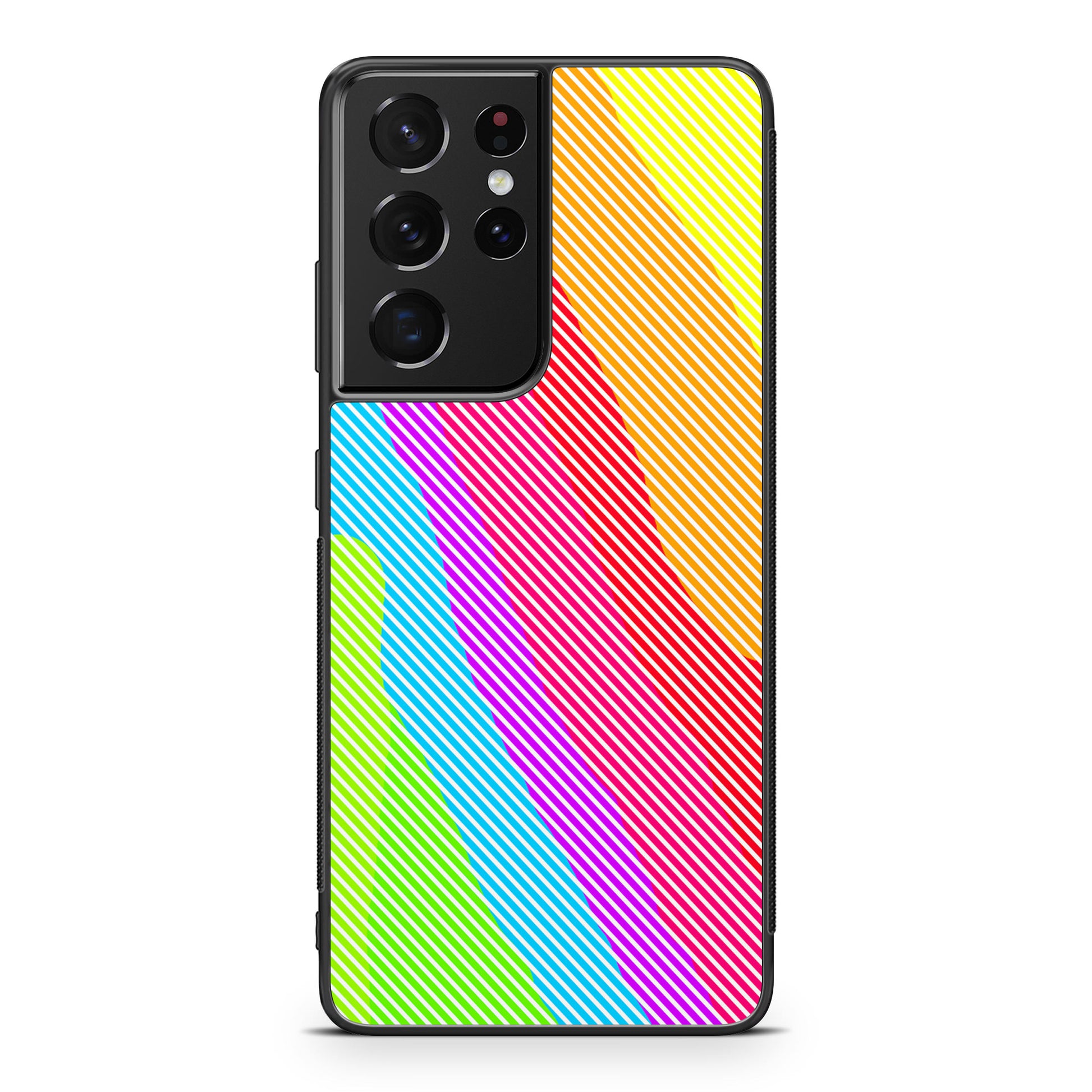 Colorful Stripes Galaxy S21 Ultra Case