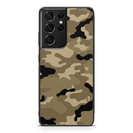 Desert Military Camo Galaxy S21 Ultra Case