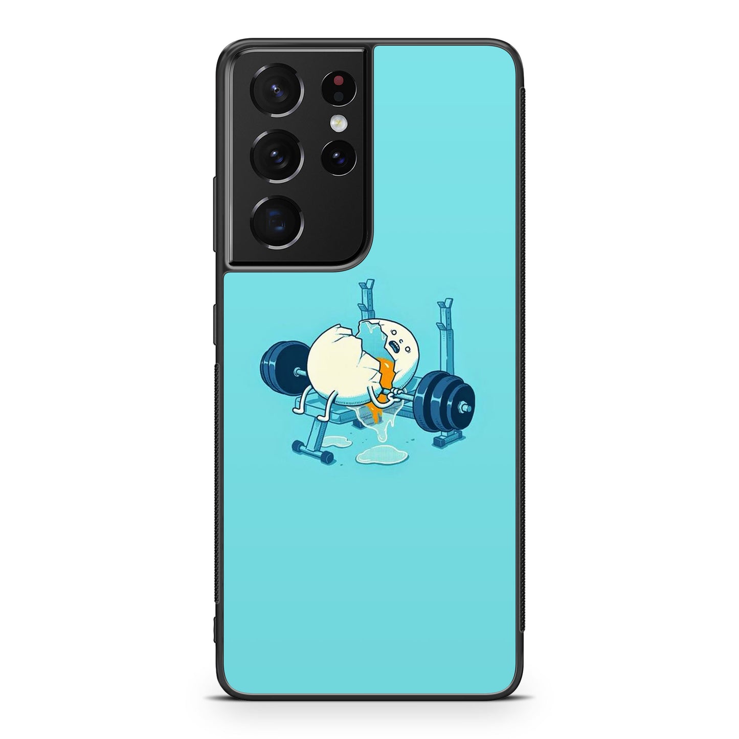 Egg Accident Workout Galaxy S21 Ultra Case