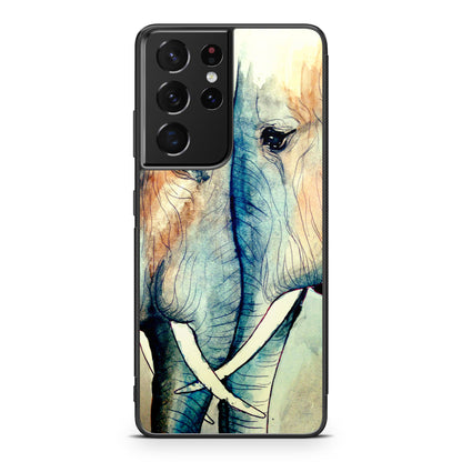 Elephants Sadness Galaxy S21 Ultra Case