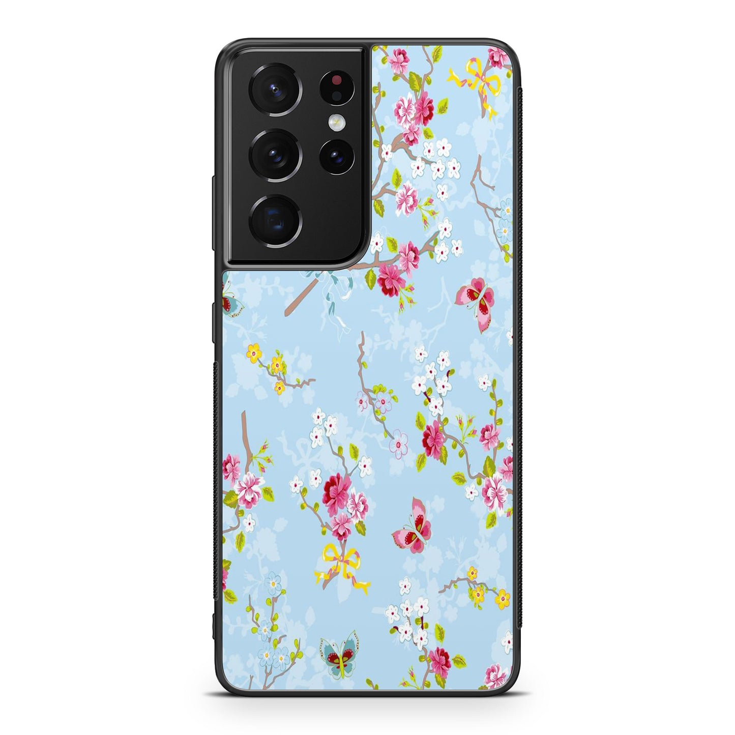 Floral Summer Wind Galaxy S21 Ultra Case