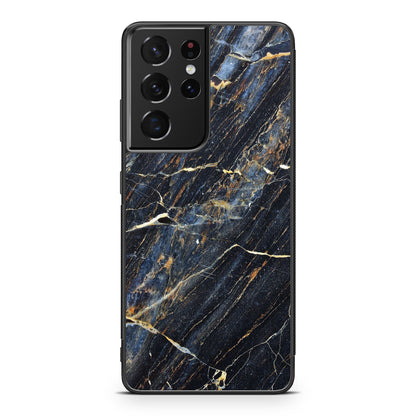 Golden Black Marble Galaxy S21 Ultra Case