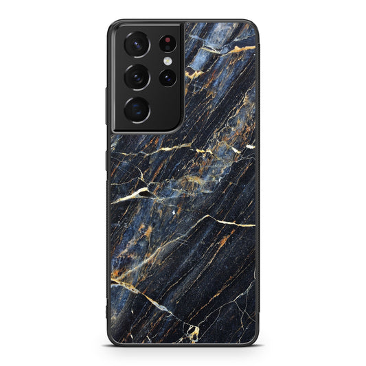 Golden Black Marble Galaxy S21 Ultra Case