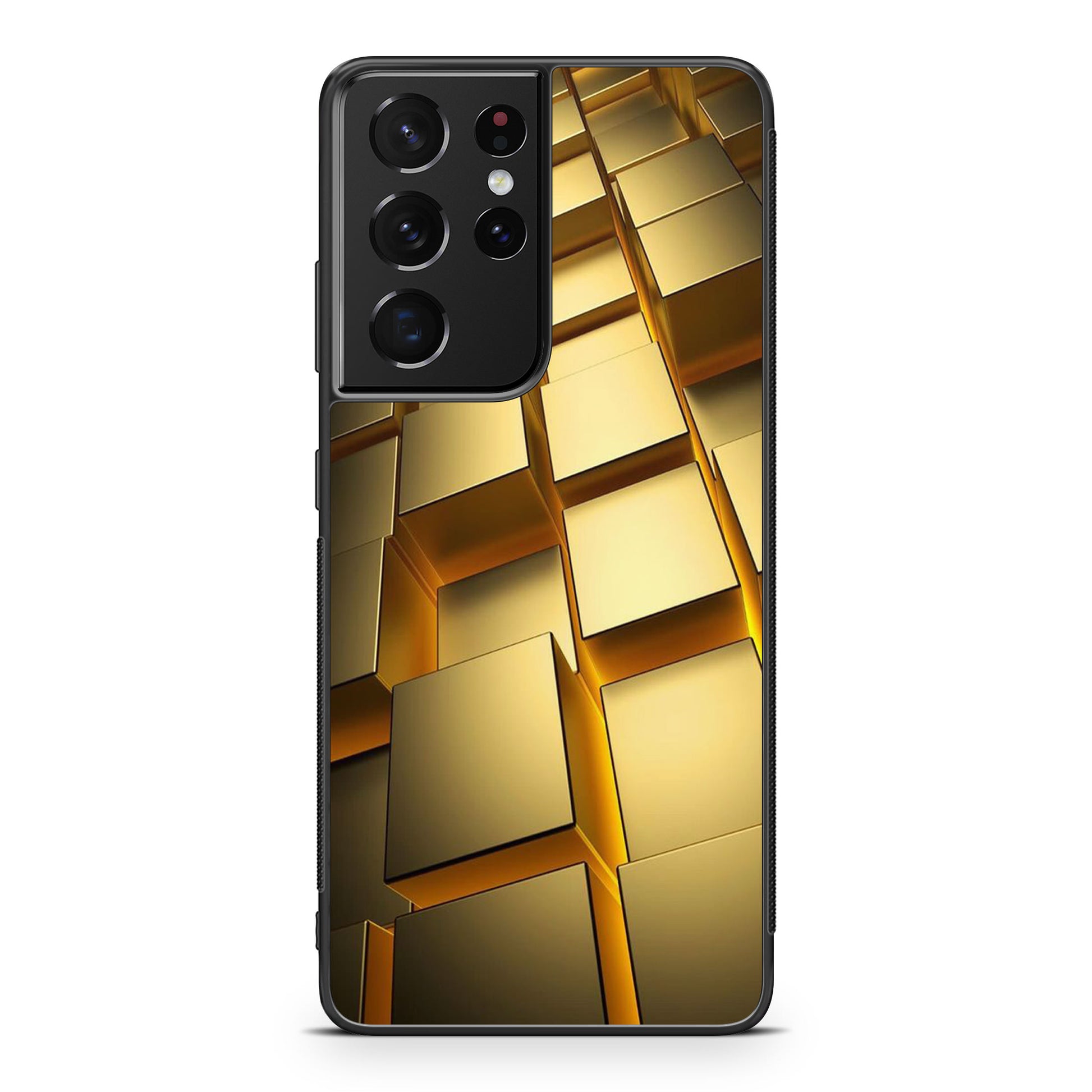 Golden Cubes Galaxy S21 Ultra Case