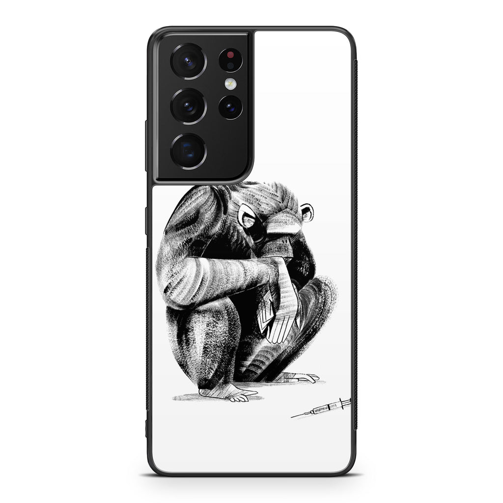 Guinea Chimp Galaxy S21 Ultra Case