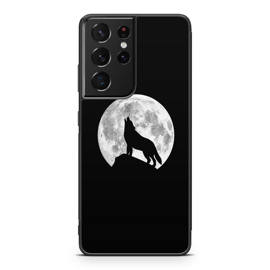 Howling Night Wolves Galaxy S21 Ultra Case