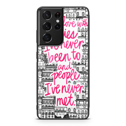 John Green Quotes I'm in Love With Cities Galaxy S21 Ultra Case