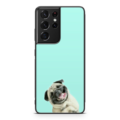 Laughing Pug Galaxy S21 Ultra Case