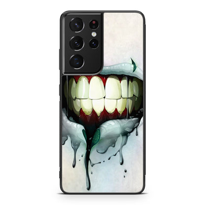 Lips Mouth Teeth Galaxy S21 Ultra Case